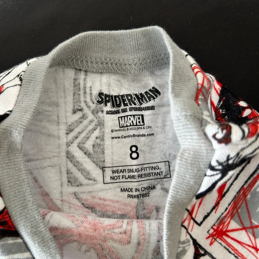 Marvel Spider-Man Spring/Summer 2Pc PJ’s Set Size 8/NWT